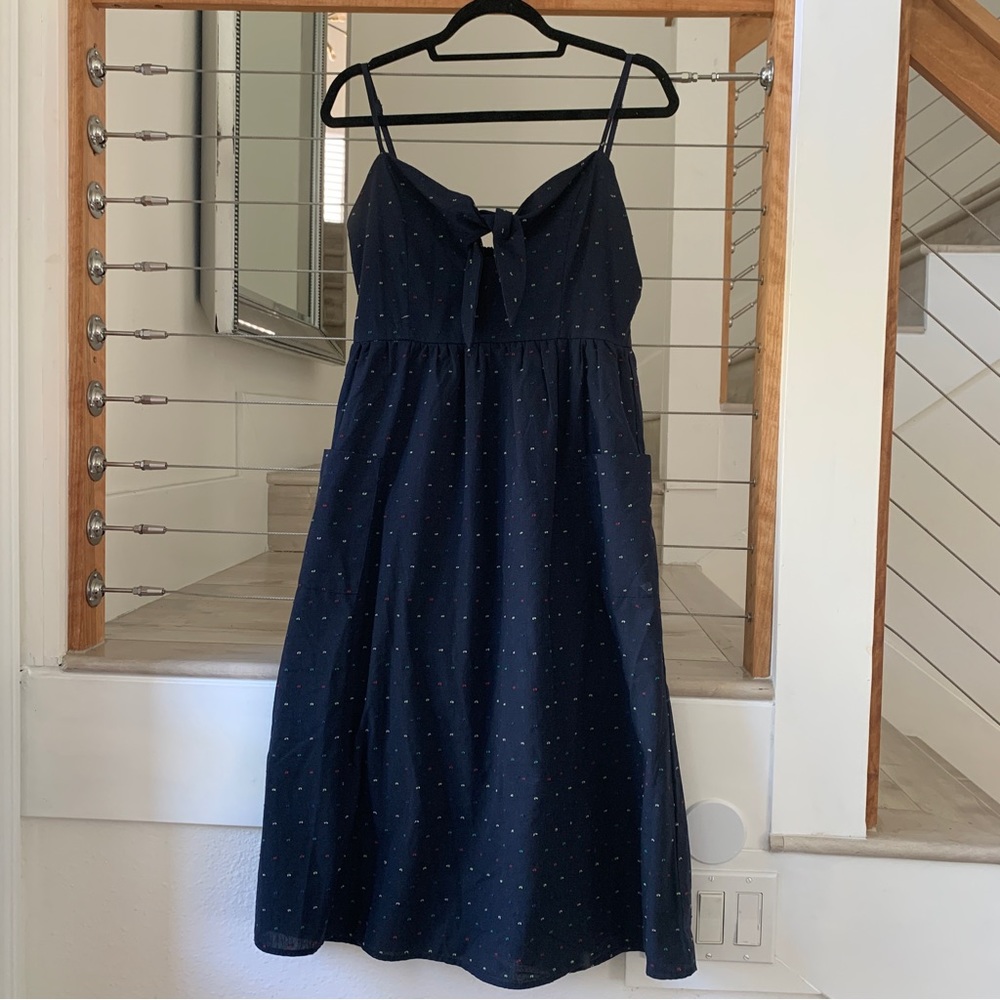 Navy Midi Dress